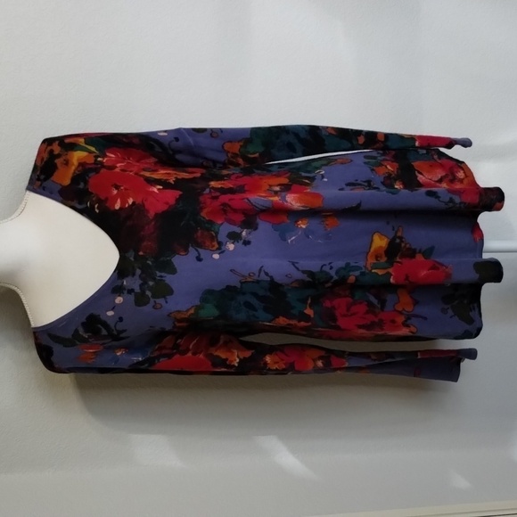 Soft Surroundings Tops - Soft Surroundings Sz M Fleur Aquarelle Floral Knit Top Floral Womens